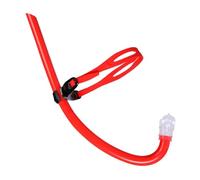 LOVIVER Snorkel Asciutto per Bambini, Leggero, Multiuso, Compatto, per Immersioni, Attrezzatura per Snorkeling, Rosso