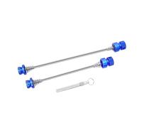 LOVIVER Spiedo a Sgancio Rapido per Bici, Set di Assi, Leva per Bullone di Fissaggio del Mozzo della Ruota di Ricambio per Bici da Corsa da Montagna, Allename, Blu