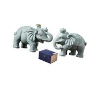 LOVIVER Statua di cinese, figurina di da collezione Feng Shui, statuetta da scrivania, regalo, decorazione, scultura di animali per, 2 Pezzi di Mela E Ruyi