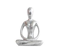LOVIVER Statua in resina, decorazione per la meditazione, statuetta, ornamento spirituale per libreria, casa e ufficio, Pensare