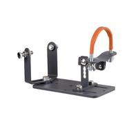 LOVIVER Supporto con Piastra Scanalata e Morsetto a U Regolabile Staffa di Fissaggio Robusto per Officina Domestica, Stile B
