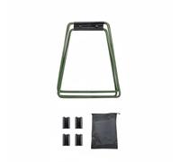 LOVIVER Supporto Frigo Portatile Base Sollevata Scaffale Pieghevole Stand Portatile in Acciaio Inossidabile 201 per Mantenere Pulizia E Temperatura Adatto a, Verde Militare