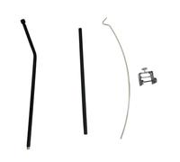 LOVIVER Supporto per Gancio per Luce Solare, Supporto per Lanterna Pieghevole Leggero, palo per Viaggi, Giardino, Uomini, Padre, Pesca, Nero 2 Sezioni