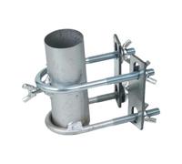 LOVIVER Supporto per ombrellone da Giardino con Clip Fissa, Regolabile, Diametro del Foro 3,5 cm, per Sedia, scrivania, molo, a