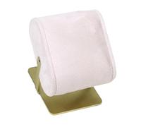 LOVIVER Supporto per Orologio Moderno, portaoggetti per Gioielli, espositore per Gioielli da Uomo, Elegante Supporto per espositore in Metallo per Gioielli, Bianco Beige