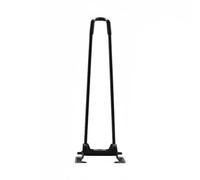LOVIVER Supporto Pieghevole da Mobili Piedi Ferro Staffe Tavolo Pieghevole Antiscivolo Rivestimento Verniciato Adatto per Creazioni Artigianali Suite Ufficio Interni, Nero, H25cm D7mm