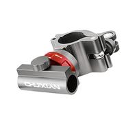 LOVIVER Supporto Regolabile per Bastone da Passeggio in Alluminio Antiruggine, Accessorio Hardware Adatto per Il Montaggio su Sedia, Portacesto 360°