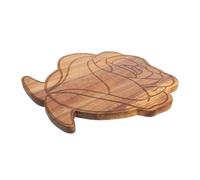 LOVIVER Tagliere in legno a forma di fiore, tagliere per il pane, utensile da forno, vassoio da portata, per carne, verdure e frutta.