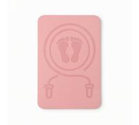 LOVIVER Tappetino Antiscivolo Esercizi Materassino per Salto con Corda E Stretching Cuscino Protettivo Riduzione Rumori su Entrambe le Facce Adatto per Casa, Rosa, 0.8 40 60cm
