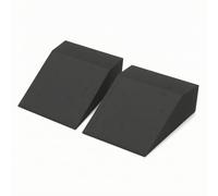 LOVIVER Tavola Inclinata Tavola Esercizi Wedge Tavoletta Stretching Pedana Squat per Supporto Posturale E Ampiezza Movimento Calf Stretcher per Muscoli Tesi, Nero, Trapezoidale/24 15 7.6cm