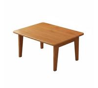LOVIVER Tavolino da Tè Pieghevole in Bambù con Struttura Rinforzata E Superficie Levigata Perfetto per Lettura Lavoro Adatto per Camera da Letto E, Marrone, 60 37 26.2cm