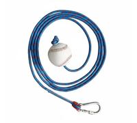 LOVIVER Training Baseball Palla da Allenamento Baseball Softball Palla Corda Gancio Perfeziona Coordinazione Mano Occhio Colpi Costanti Precisione Materiale, Blu