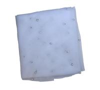 LOVIVER Tulle Runner Tavolo Striscia Decorativa Centrotavola Materiale Poliestere Facile Da Pulire Design Raffinato Adatto a Anniversario Cerimonia Pranzo Cen, Bianco