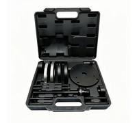 LOVIVER Utensile Estrattore Cuscinetto Ruota 82 Mm con Cuscinetti Pressione Piastre E Boccole Adatto Officina Meccanica Rimozione Montaggio Veicoli Kit Completo in Acciaio Resistente