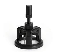 LOVIVER Utensile per Manuale Distributore con Corpo Cilindrico Compatto E Base Rotonda per una Superficie Del Uniforme Prima Pressatura Adatto per La Preparazione, Nero, 51MM