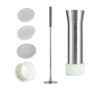 LOVIVER Utensile per triturare Il Tofu, affettatrice per Tofu, Premium, Manuale Portatile, Pratico, Accessori da Cucina, utensile da Cucina in Acciaio, Style a