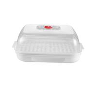 LOVIVER Vaporiera per microonde per una cottura sana Vaporiera per verdure per cucinare panini al vapore Cuocitore per verdure per preparare cibi Carni e