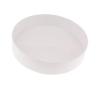 LOVIVER Vaso Ikebana Giapponese per : Composizioni Floreali Suiban Pot Tray, Bianco, 28 cm