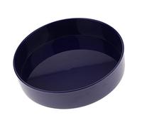 LOVIVER Vaso Ikebana Giapponese per : Composizioni Floreali Suiban Pot Tray, Blu Navy, 33 cm