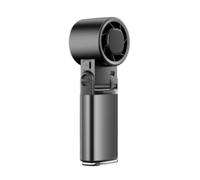 LOVIVER Ventilatore Portatile Ricaricabile Ventilatore a Mano Ventilatore Personale Mini Ventola con Display Chiaro E Regolazione ’ Design Moderno Corpo, Grigio Canna Di Fucile Ghiaccio, 60 53 180mm