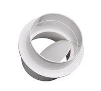 LOVIVER Ventola di Scarico blocca tiraggio per Tubi, Portatile, Durevole, Resistente agli odori, serranda per tiraggio Posteriore, a Tenuta stagna, per cappe