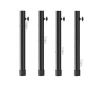 LOVIVER Workbench Extender per Tavolo con Supporto Rinforzato Acciaio con Finitura Nera Altezza Personalizzabile Installazione Facile Adatto per Sala da Pranzo Cantina Feste, 44CM, Style A 4PCS