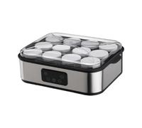 LOVIVER Yogurtiera elettrica con 12 vasetti di vetro, strumenti professionali fai da te, macchina per yogurt automatica per latte