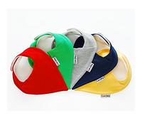 Lovjoy Bavaglino neonato -Confezione da 5 disegni Assorbente eccellente & Soft per Ultimate Comfort con regolabile Snaps- Cute Baby Gift for Boys & Girls.