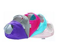 Lovjoy Bavaglino neonato -Confezione da 5 disegni Bambina Assorbente eccellente & Soft per Ultimate Comfort con regolabile Snaps- Cute Baby Gift for Boys & Girls.