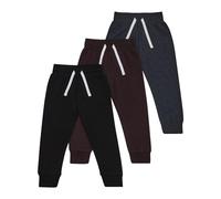 Lovjoy Joggers/Pantaloni Foderati in Pile per Neonati/Bambini/Bambini - Taglie da 1 a 6 Anni (IT, Numero, 110, Regular, Nero, Grigio Scuro, Marrone)