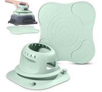 LOVLEX Set 2-in-1 per Ninja CRISPi FN101EU: Custodia Protettiva in Silicone con Organizer Cavi + Tappetino Antiscivolo Resistente al Calore | Accessori per Friggitrice ad Aria 3.8L (Verde)