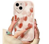 Lovmooful Compatibile per iPhone 14 Custodia Carino Piccolo Cuore con Love Lens Bumper Protector per Ragazze Donne Morbido TPU Antiurto Protettiva Girly per iPhone 14-Piccolo Cuore Rosso