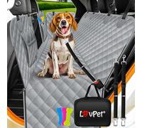 Lovpet® Protezione per il bagagliaio con protezione laterale e del paraurti, per cani, per il sedile posteriore dell'auto con finestra trasparente e accessori, Impermeabile e resistente ai graffi