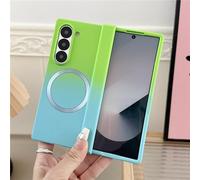Lovreko Candy Color Gradient Magnetic Case for Samsung Z Fold,Folding Candy Color Gradient Phone Case for Samsung Z Fold 7/6/5/4/3 (For Z Fold5,A)