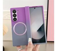 Lovreko Candy Color Gradient Magnetic Case for Samsung Z Fold,Folding Candy Color Gradient Phone Case for Samsung Z Fold 7/6/5/4/3 (For Z Fold3,F)