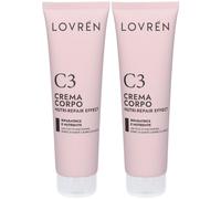 Lovren Crema Corpo Riparatrice Nutriente 2x150 ml Crema