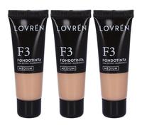 Lovren Fondotinta Colore F3 Medium 3x25 ml