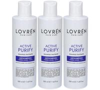 Lovren Hair Care Active Purify Shampoo Trattante 3x220 ml Shampoo