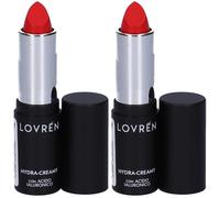 Lovren Hydra-Creamy Rossetto Colore R3 Rosso Intenso 2x4 g