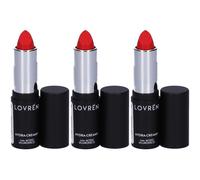 Lovren Hydra-Creamy Rossetto Colore R3 Rosso Intenso 3x4 g