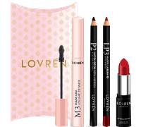 Lovrén LOVREN KIT 3 NATALE 2022 CON MASCARA M3 + MATITA OCCHI P2 + MATITA LABBRA LP3 + ROSSETTO CREAMY R3