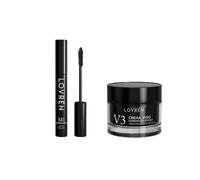 Lovren LOVREN MINI-SIZE BOX BLACK M1 MASCARA MINI + V3 CREMA VISO MINI