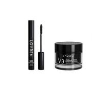 Lovren mini-size box black m1 mascara mini + v3 crema viso mini