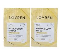 Lovren MV5 Hydra-Glow Effect Maschera Viso Illuminante 2x1 pz Gocce or