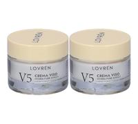 Lovren V5 Crema Viso Hydra Pure Effect Pelli Miste E Grasse 2x30 ml