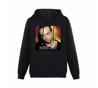 LOVROM BRAIN Sean Paul Dutty Rock Rock Hoodies Long Sleeve Pullover Loose Hoody Sweatershirt Black XL