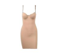 LOVSSU Abito Modellante da Donna Sottovesti Modellanti Lunghe, Color Carne, Tubo Dritto, Body Shaper, Donna, attillate, Sottovesti, con Ferretto, Nero per Donna(Beige,S)