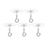 LOVSSU Gancio da Soffitto Ganci da soffitto autoadesivi Appendere al Muro, for vasi Fiori, for Piante, for riporre Oggetti Pesanti(5PCS)