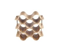 LOVSSU Portabottiglie ondulato in legno massello, portabottiglie staccabile for ristorante, bar, cucina, sala da pranzo, accessori creativi di lusso(LC-997)