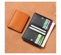 LOVSSU Portafoglio piccolo in pelle PU classico da uomo, corto e semplice, donna, ultra sottile(Pink)